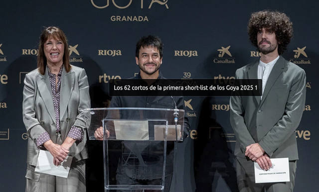 Primera Short-list en los Goyas